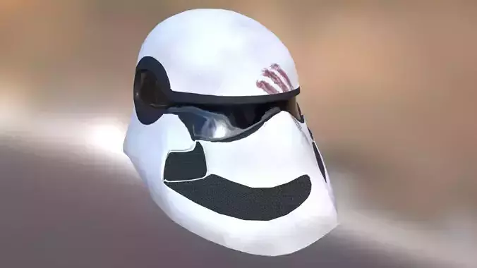 Stromtrooper helmet - design Free low-poly 3D model