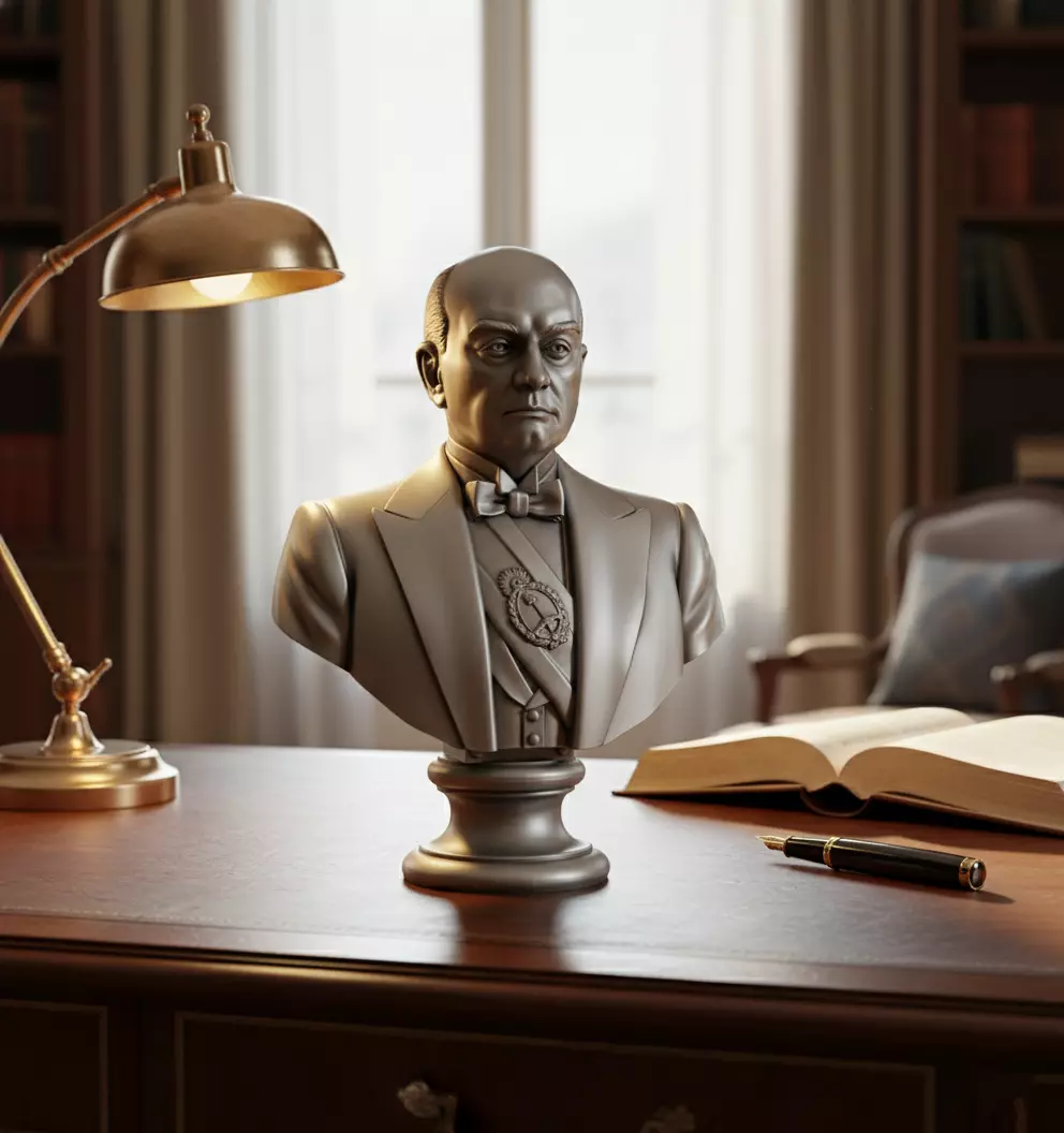 Busto de Marcelo Torcuato de Alvear Modelo 3D STL 3D print model