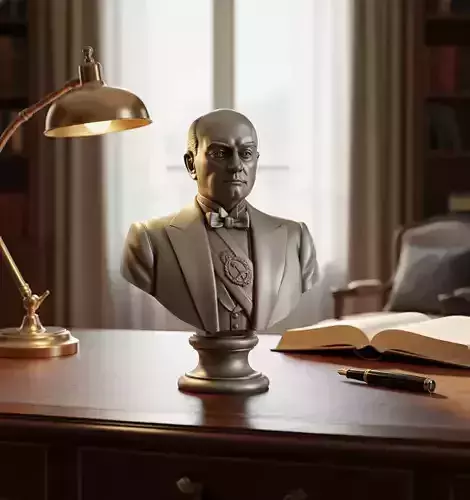 Busto de Marcelo Torcuato de Alvear  Modelo 3D STL