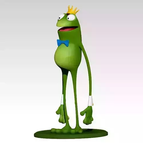 Frog Cartoon 3D model