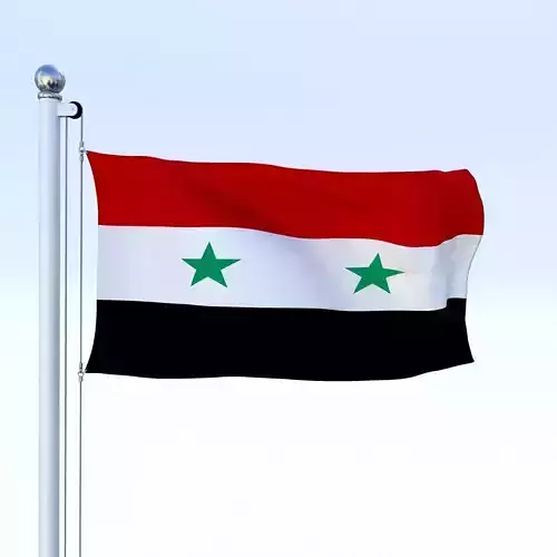 Animated Syria Flag
