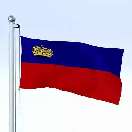 Animated Liechtenstein Flag