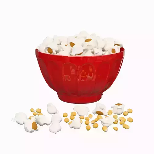 Popcorn in bowl