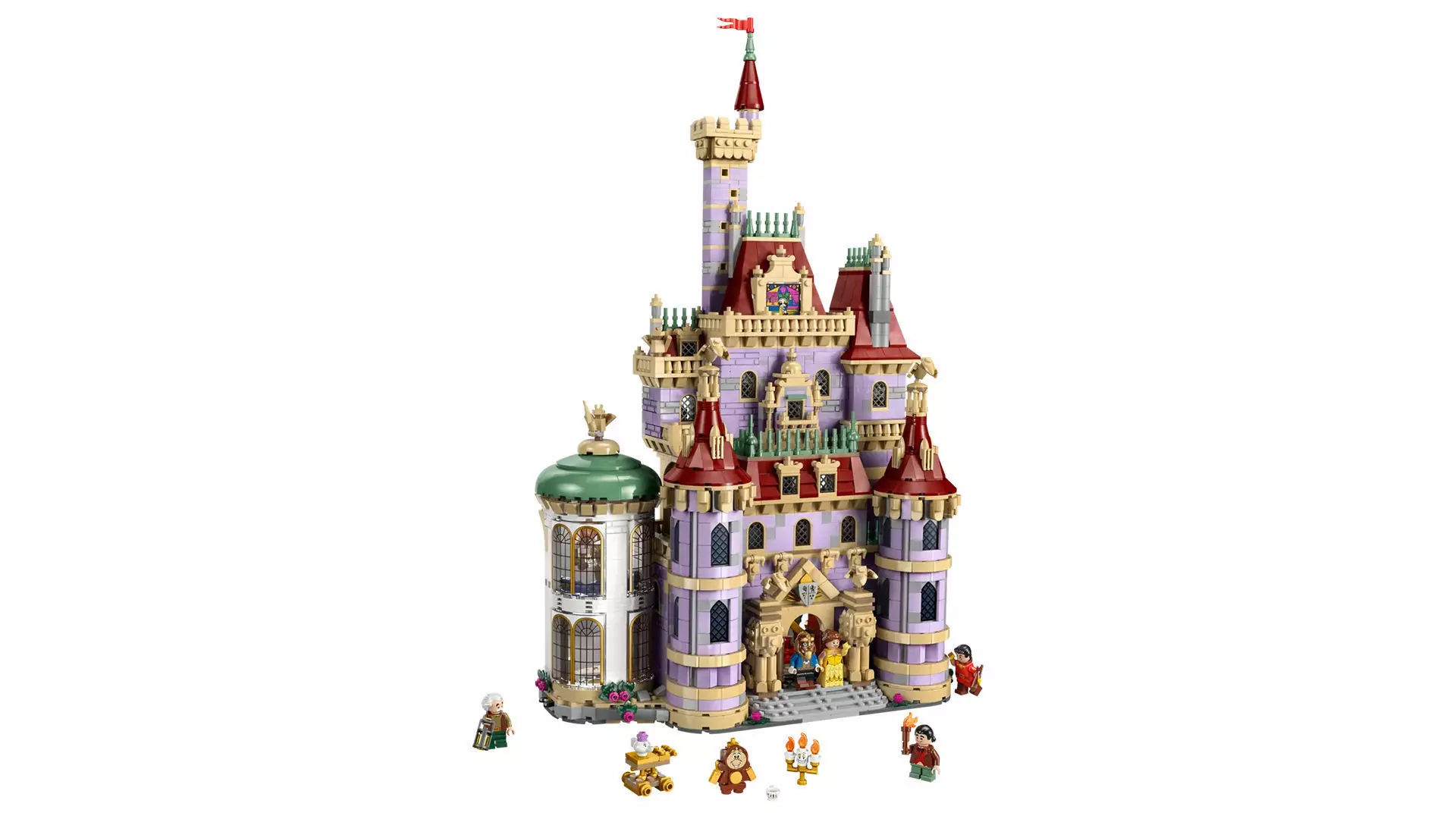 TwindBricks3D - 43263 - Beauty and the Beast Castle 3D print model