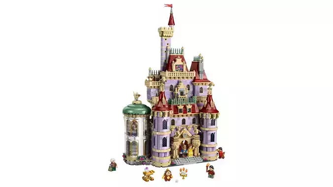 TwindBricks3D - 43263 - Beauty and the Beast Castle