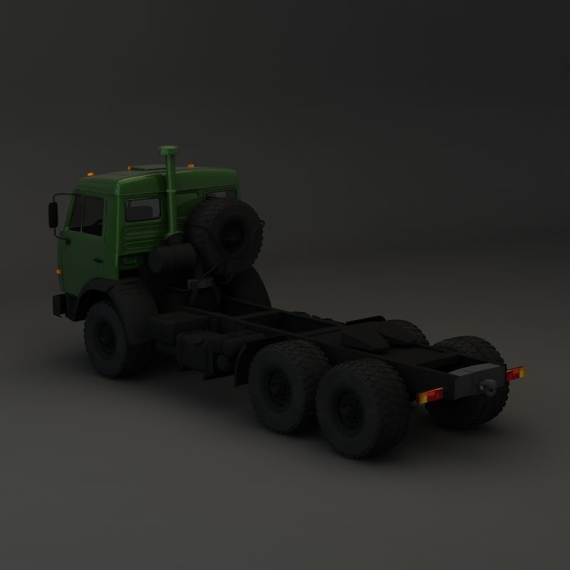 Kamaz Modify 6x4 3D model_2