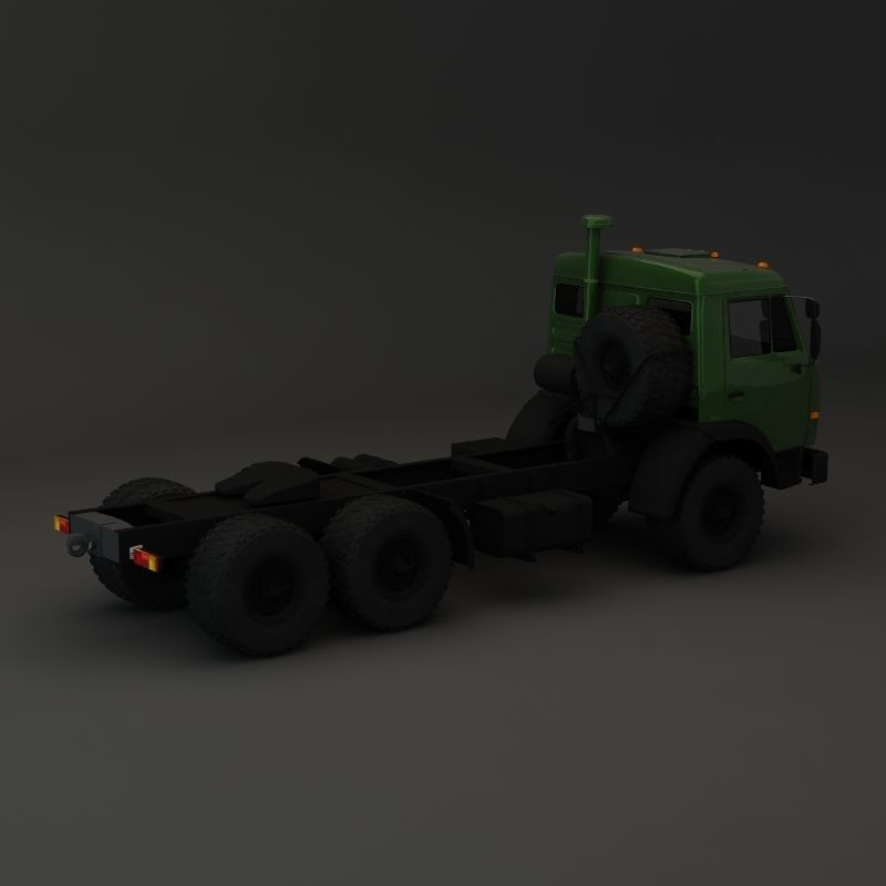 Kamaz Modify 6x4 3D model_3