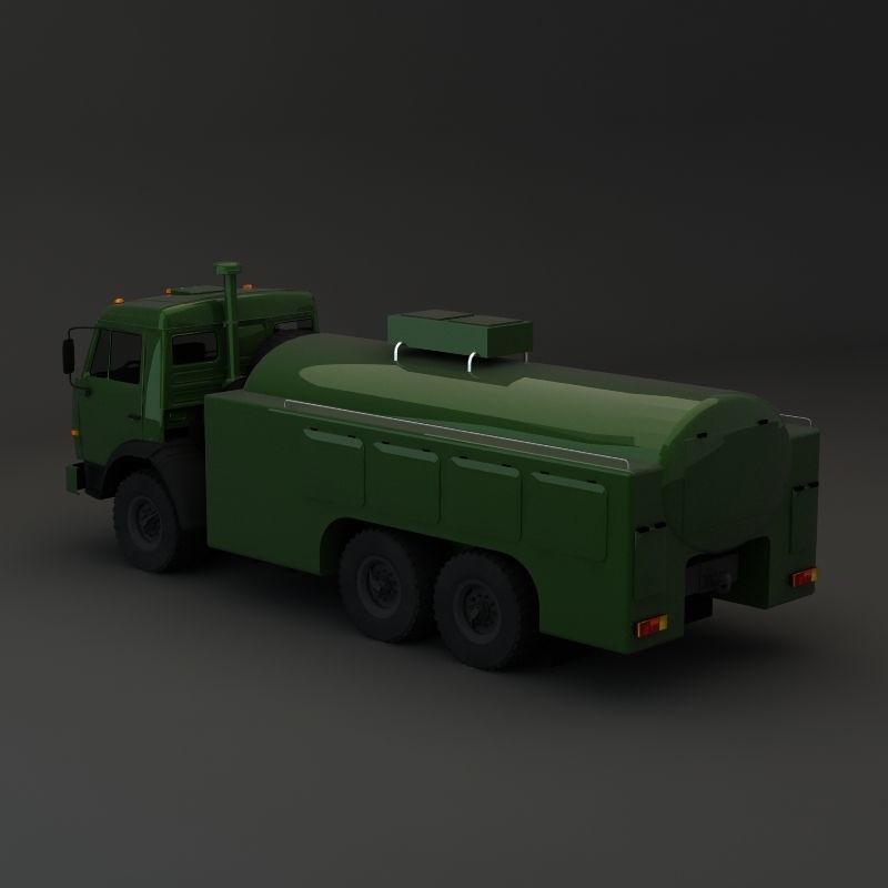 Kamaz Modify Tanker 3D model_3