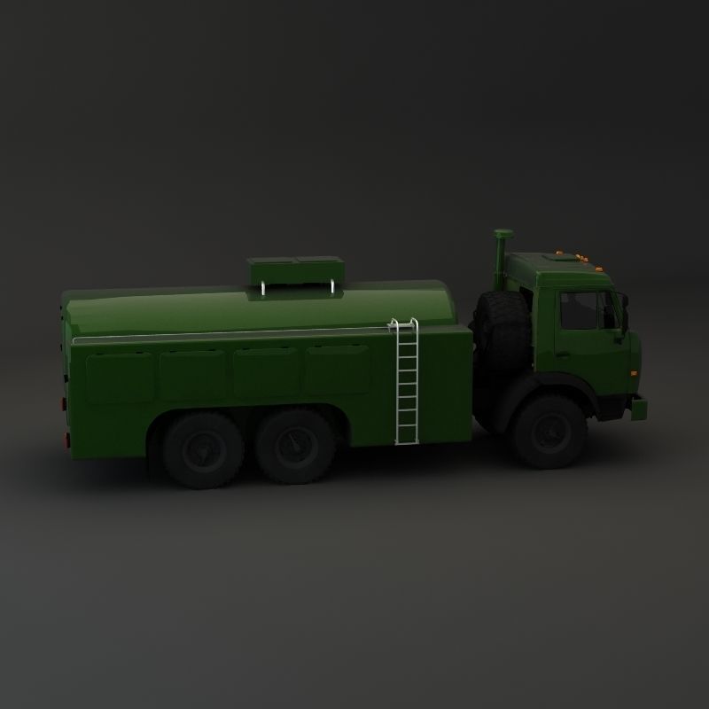 Kamaz Modify Tanker 3D model_2