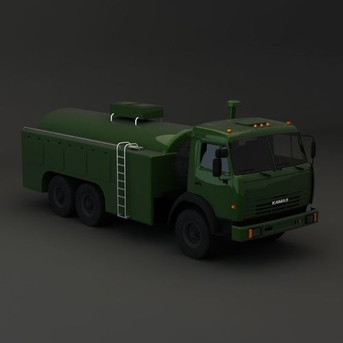 Kamaz Modify Tanker 3D model