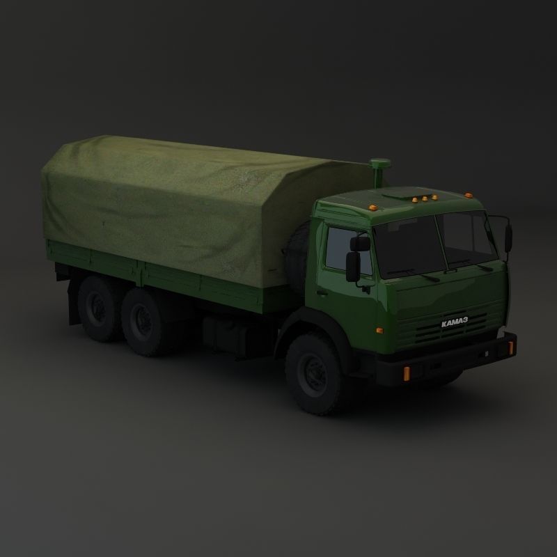 Kamaz Modify 6x4 BR 3D model_0