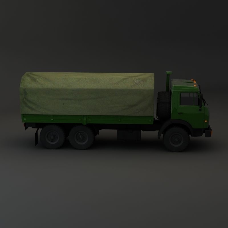 Kamaz Modify 6x4 BR 3D model_3