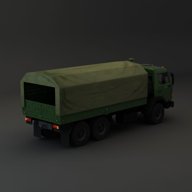 Kamaz Modify 6x4 BR 3D model_2