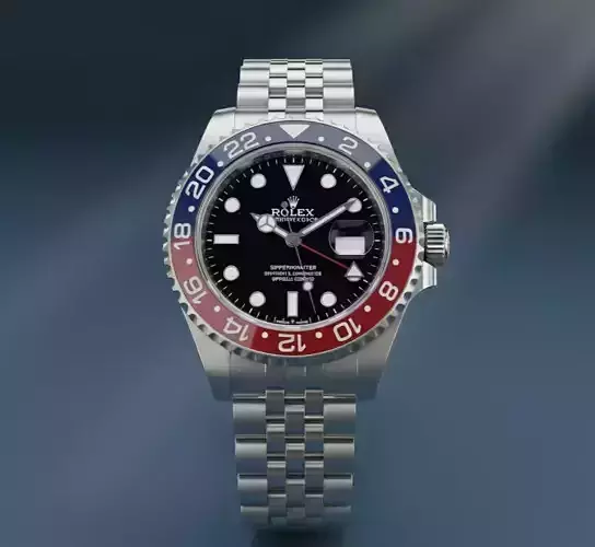 Iconic Rolex GMT-Master II Stainless Steel Watch