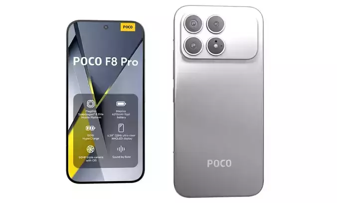 Xiaomi Poco F8 Pro Silver