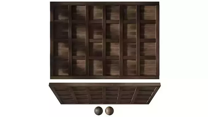Wooden ceiling