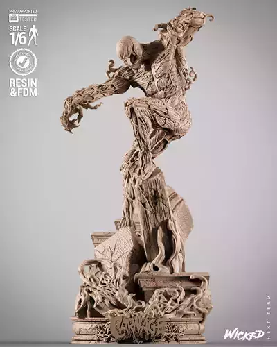  Wicked Marvel Carnage Sculpture 