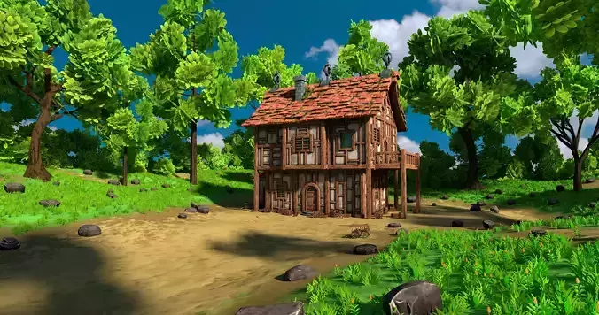 Medieval House 13 With Environment