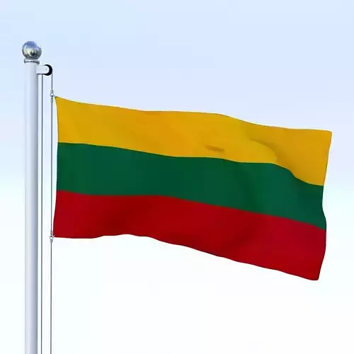 Animated Lithuania Flag