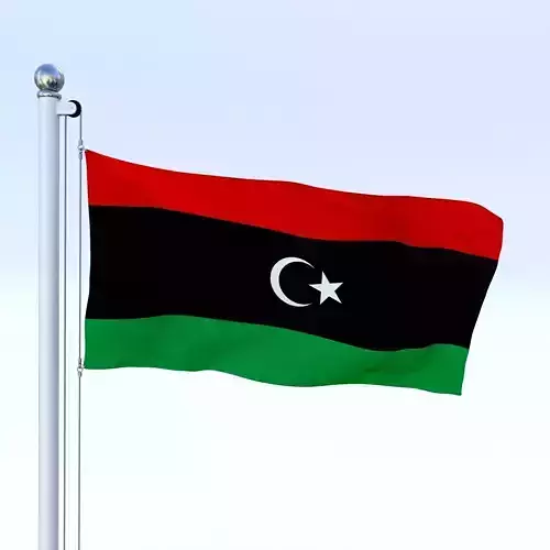 Animated Libya Flag