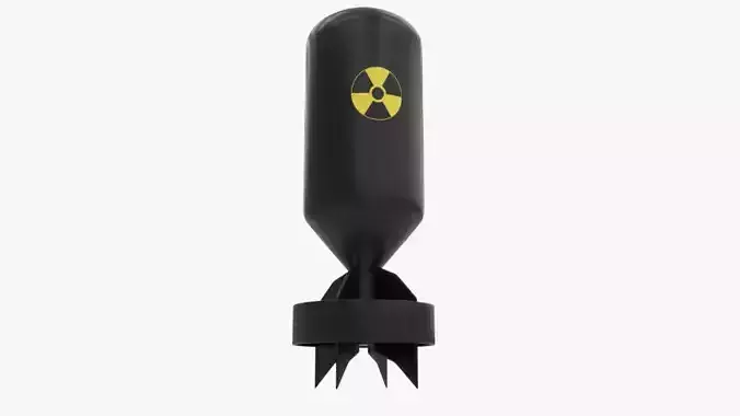 Nuke Bomb Cartoon Weapon