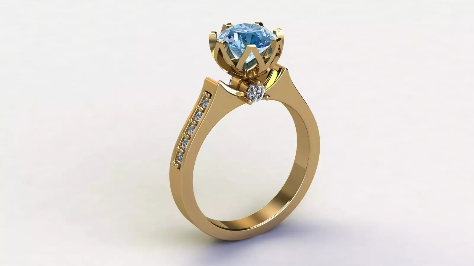 Princess Ring 3D print model