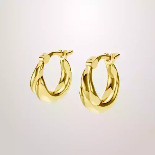 Hoops Elegant Earrings Classic Gold Hoops for Any Occasion 1