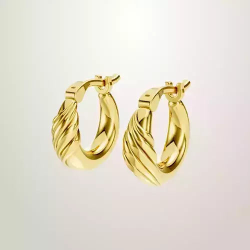 Hoops Elegant Earrings Classic Gold Hoops for Any Occasion 2