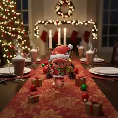 Chopper One Piece Christmas 3D model 3D print model