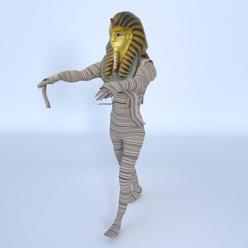 King Tutankhamun Mummy - Game Ready Low-poly 3D model