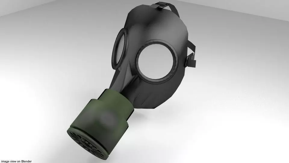 Gasmask Type 2 3D model