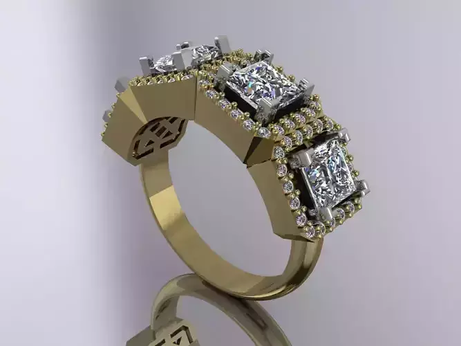 Elegant Jewelry Brand Gold Ring