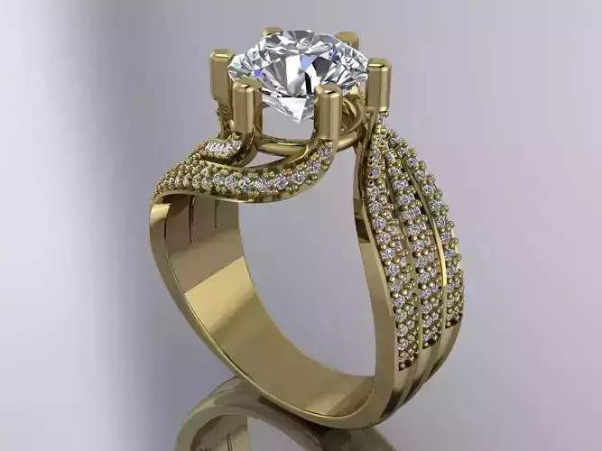 Elegant Jewelry Gold Brand Diamond