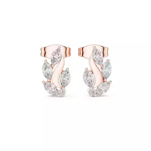Diamond Studs Earrings 3dm stl renders animation videos details 