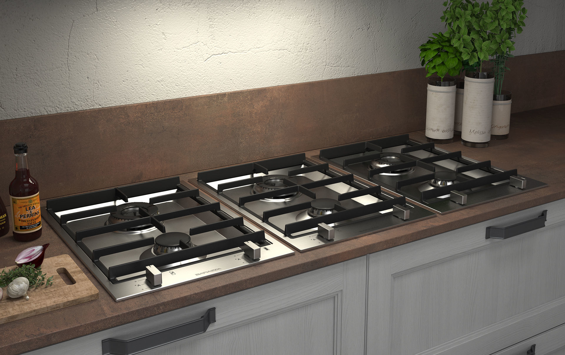 BARAZZA Hob Grids BFeel cm36 C4DVray 3D model_6