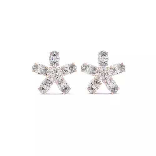 Diamond Studs Earrings 3dm stl renders animation videos details 