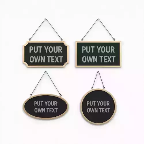 Display Signs - Wooden Wall Message Boards