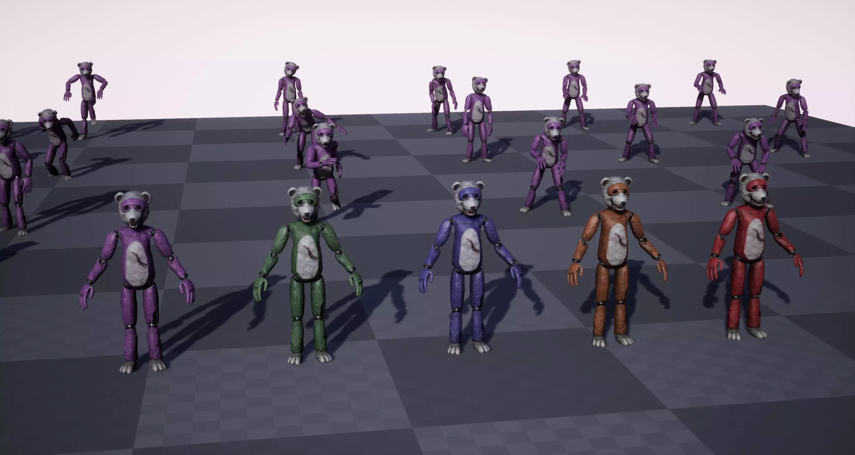 3D model Mascot Horror 1 VR / AR / low-poly | CGTrader