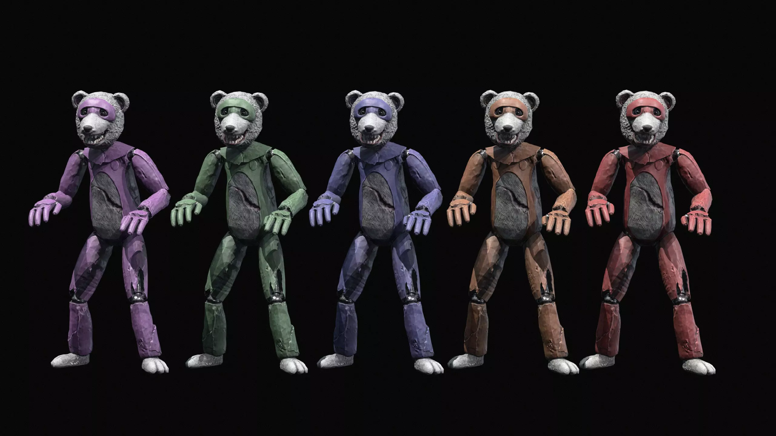 3D model Mascot Horror 1 VR / AR / low-poly | CGTrader