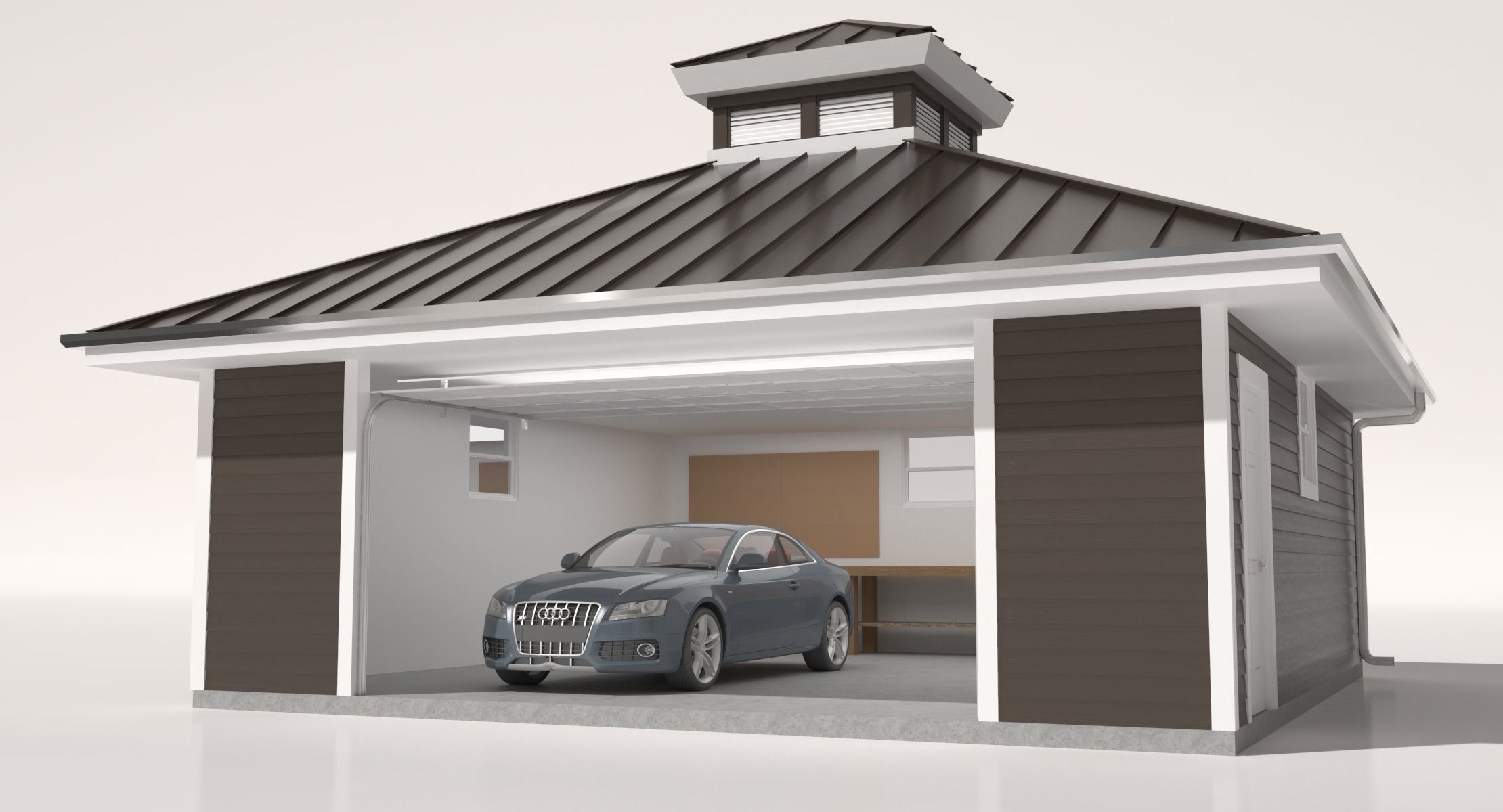 Garage-003 3D model_1