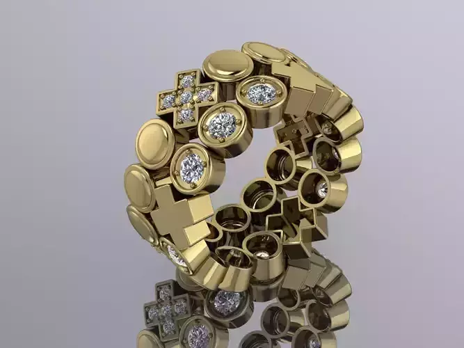 Jewelry Ring Gold X Zero