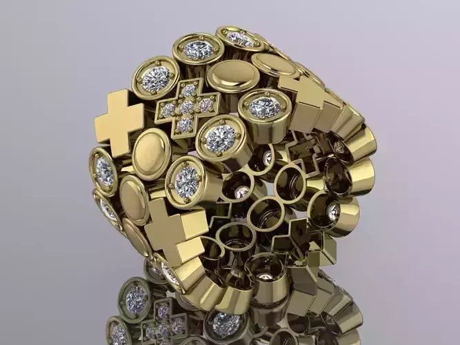 Jewelry Ring Gold X Zero