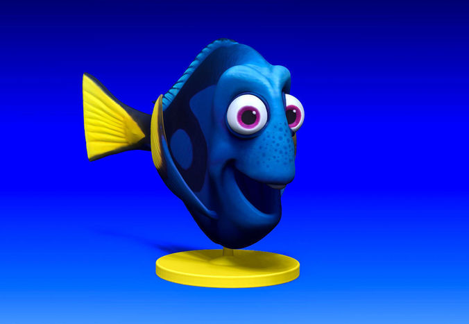DORY 3D COMIC FISH 3D print model