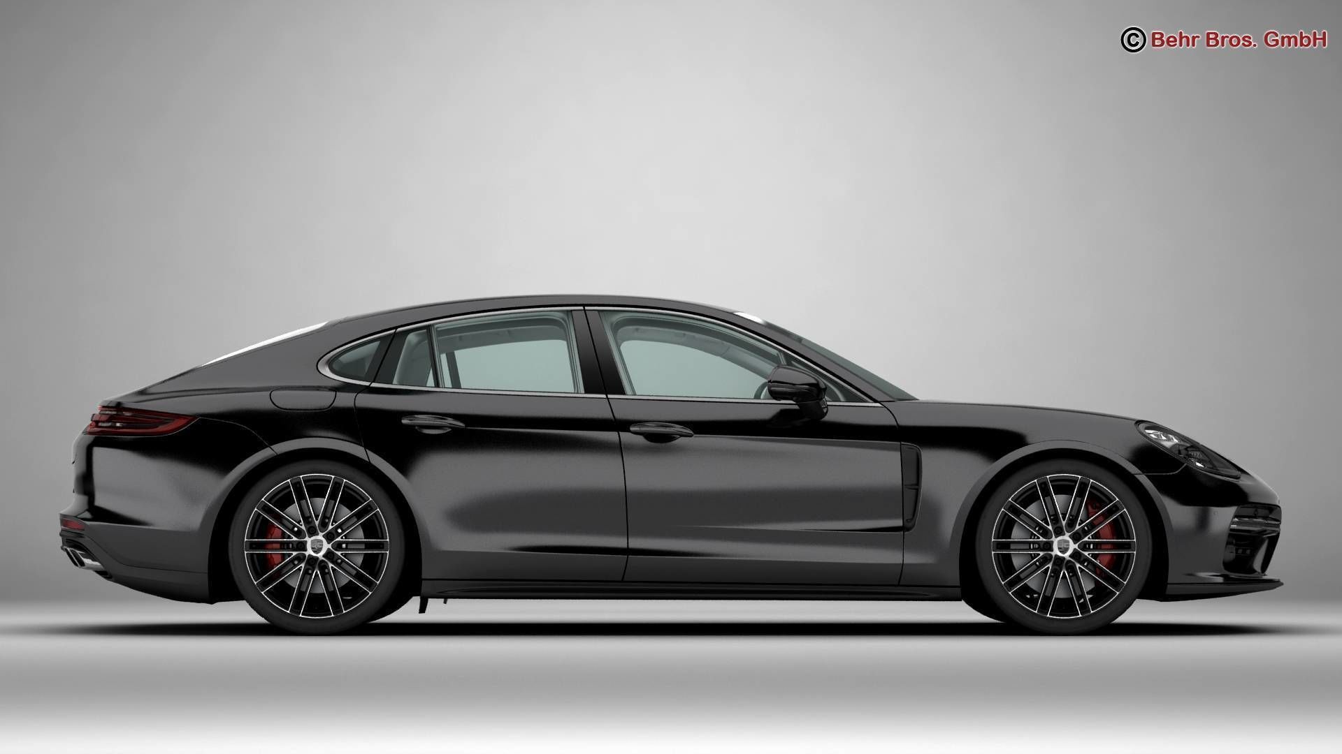 Porsche Panamera Turbo 2017 3D model_5