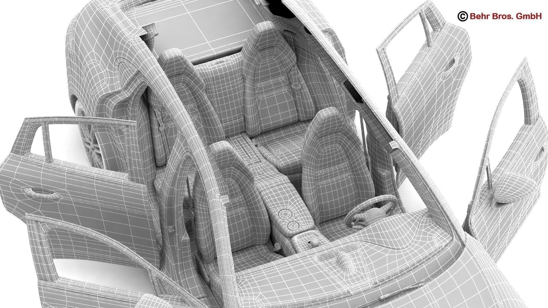 Porsche Panamera Turbo 2017 3D model_26