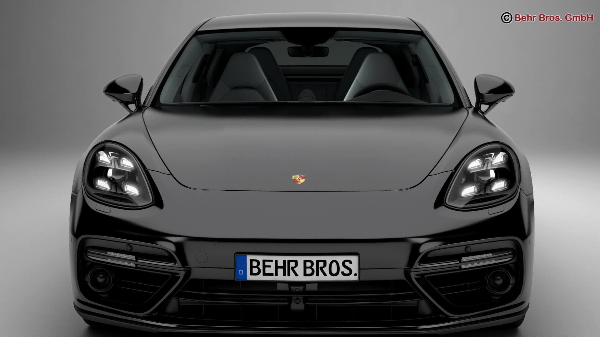 Porsche Panamera Turbo 2017 3D model_6