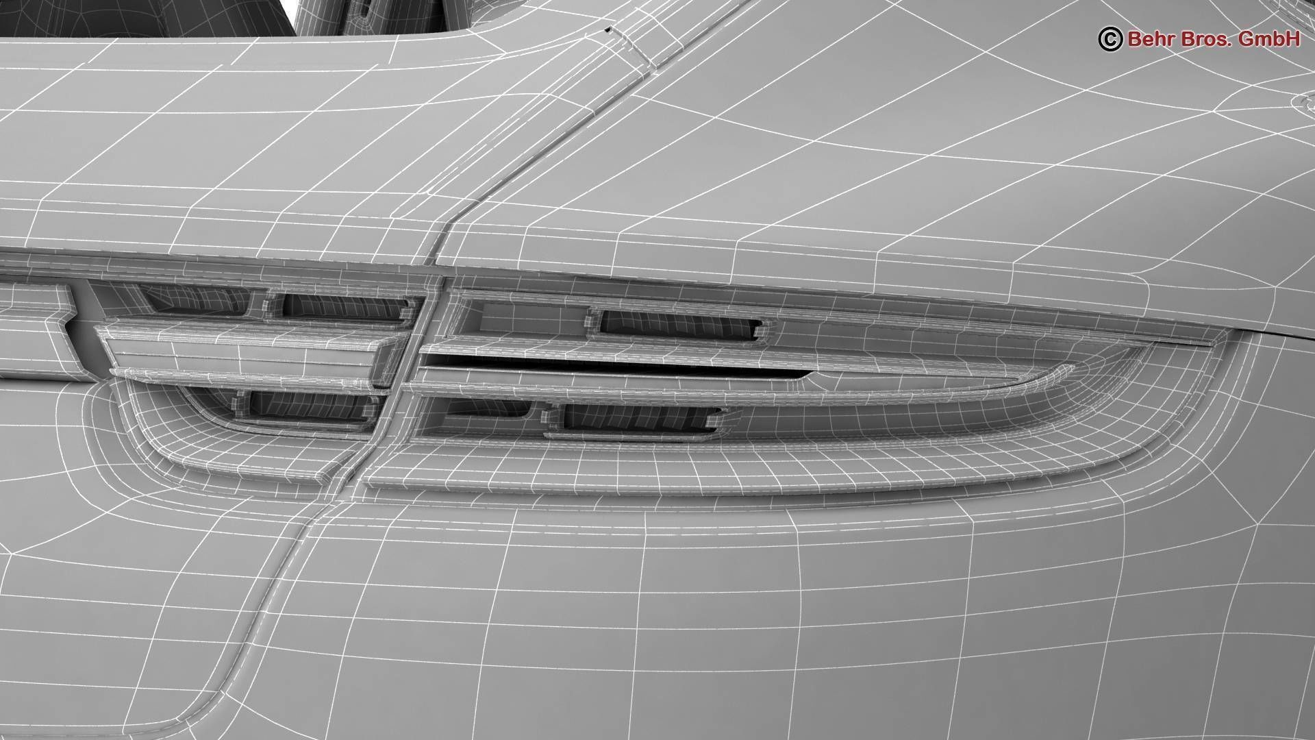 Porsche Panamera Turbo 2017 3D model_24