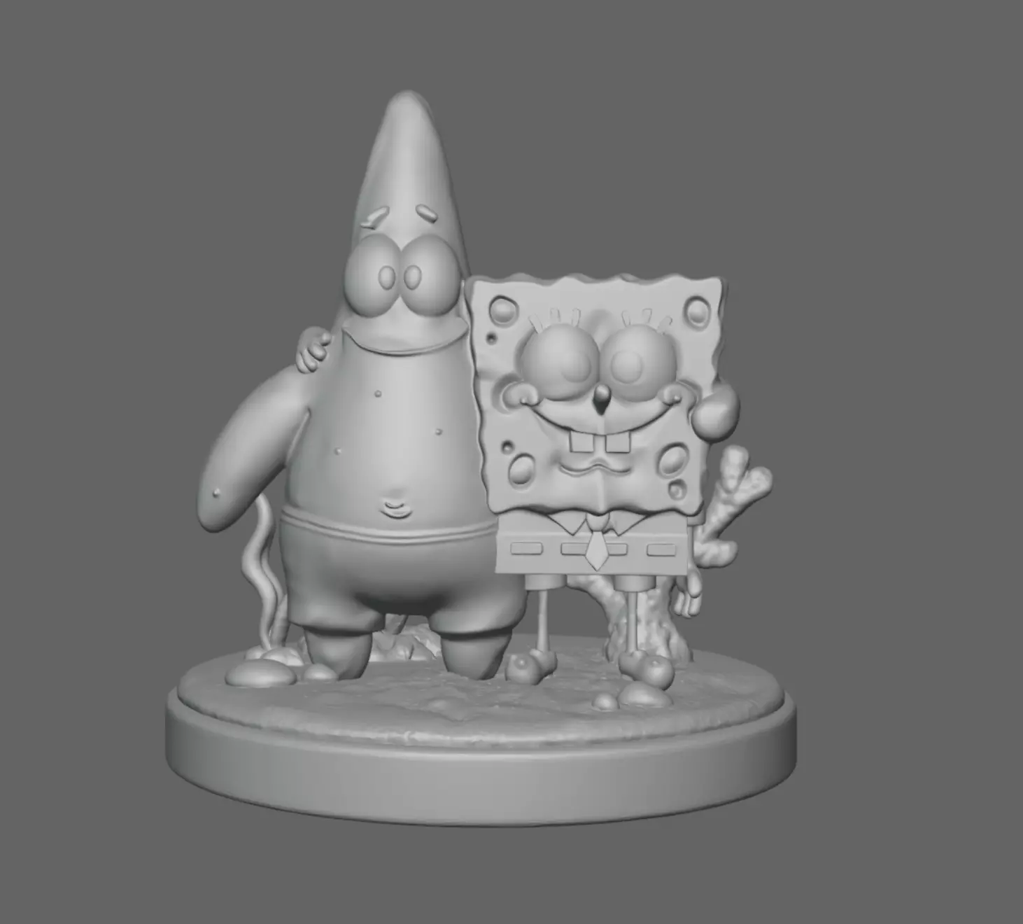 SPONGEBOB AND PATRICK 3D print model