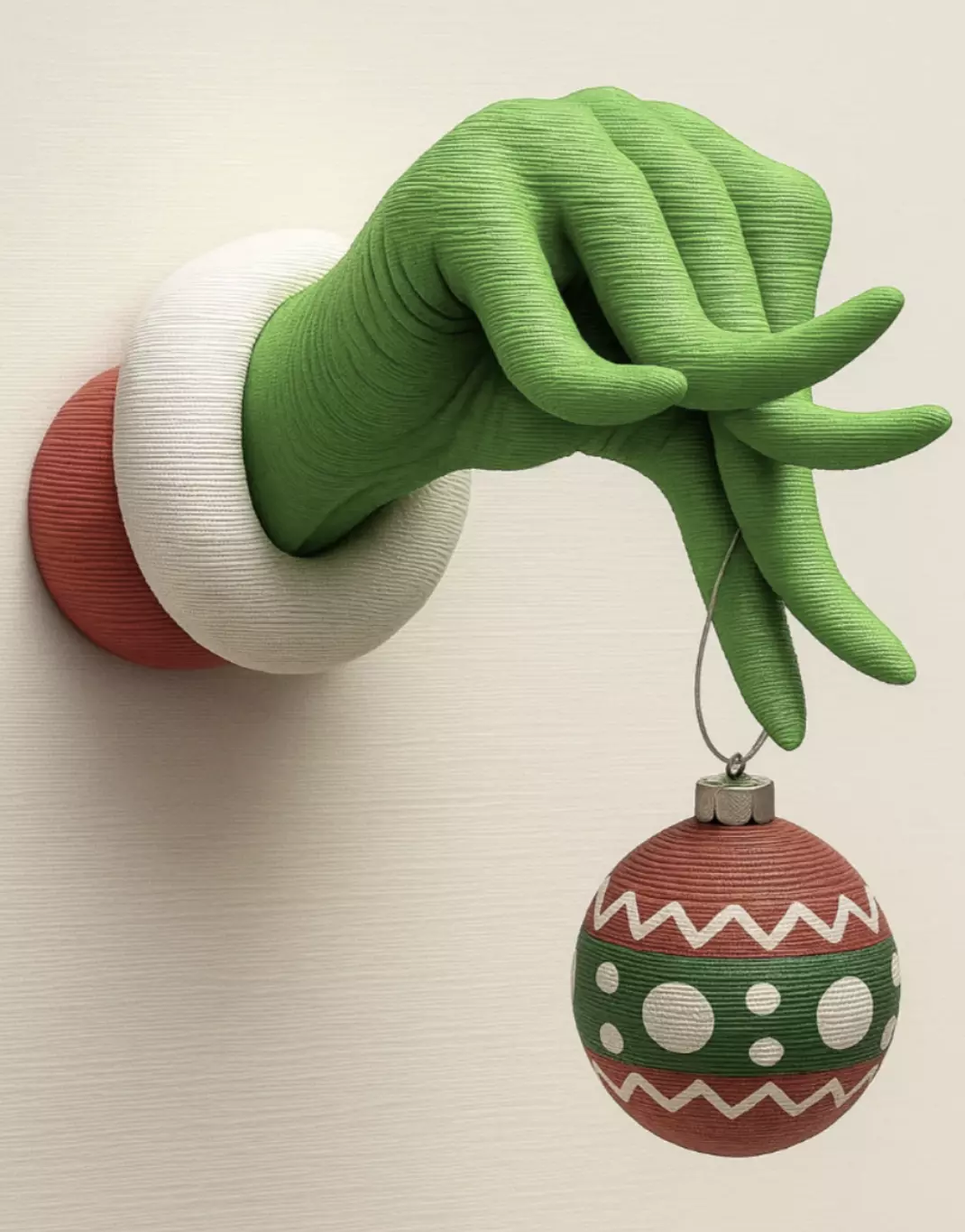 CHRISTMAS GRINCH HAND 3D print model