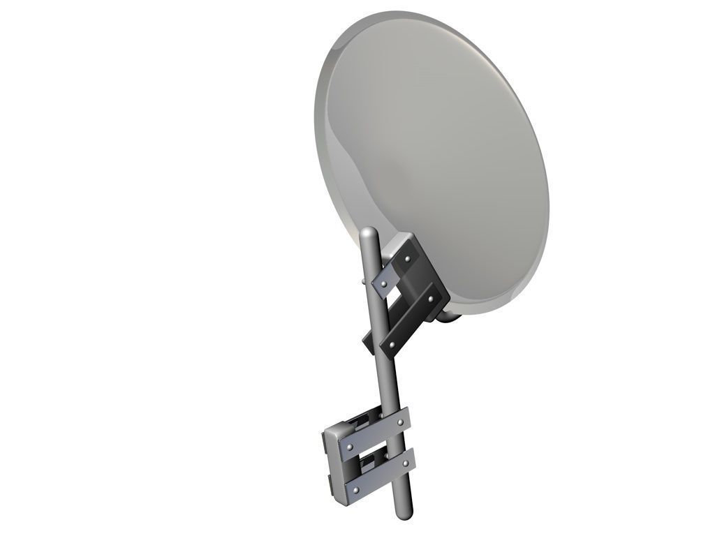 satelite dish 3D model 3D model_2